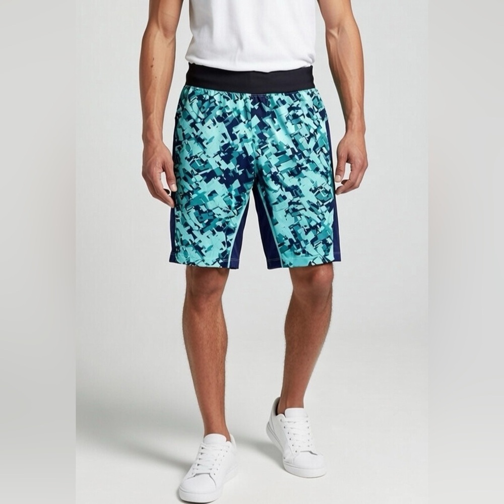 Lululemon THE Shorts Linerless Athletic Shorts Geometric Print